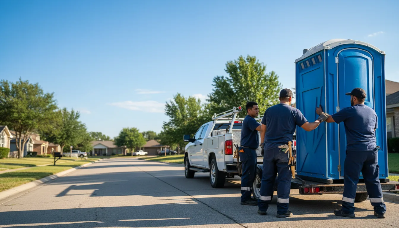 Portable Toilet Rental in Nada, TX near me